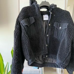 ZARA Black Puffer Jacket